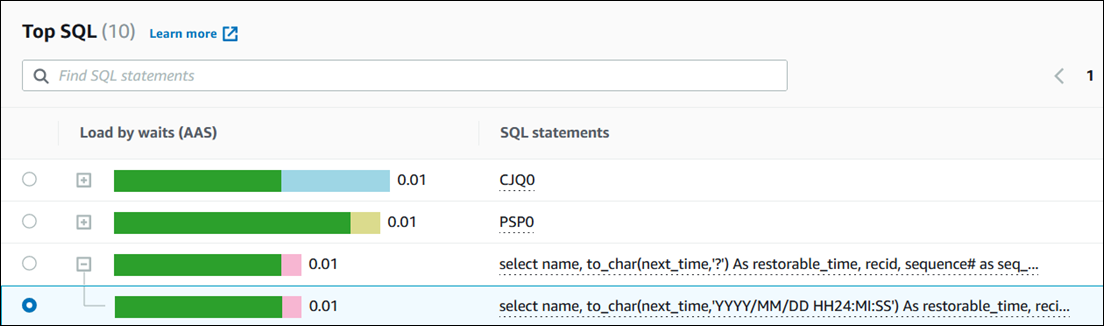 SQL statements with large text