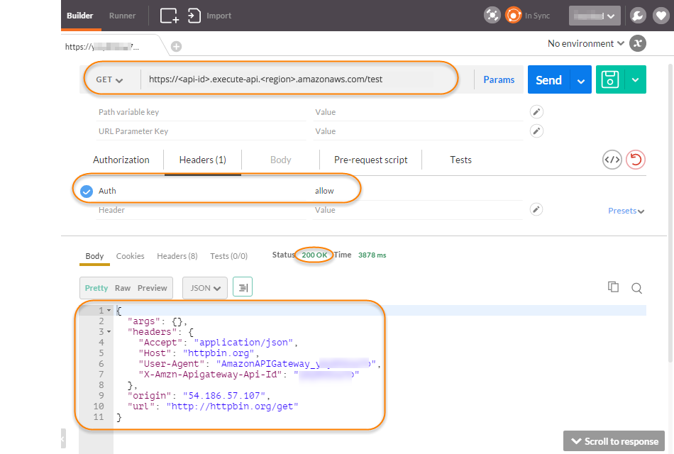 Rufen Sie API mit Lambda-Autorisierungstoken auf