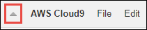 Ausblenden der Menüleiste in der AWS Cloud9 IDE