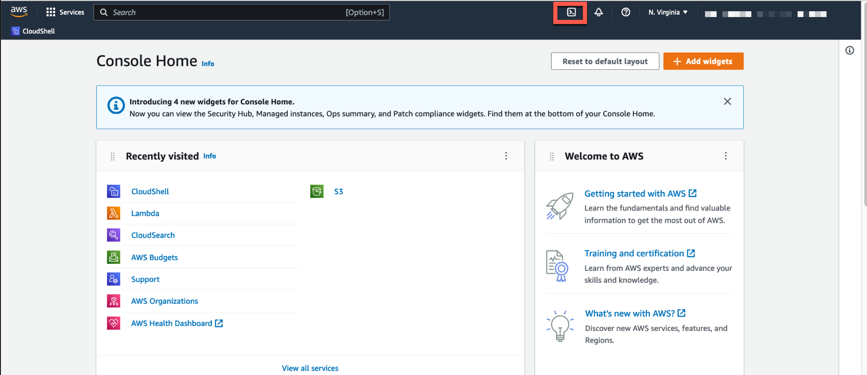 AWS CloudShell Symbol