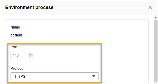 Konfigurationsbeispiel für Application Load Balancer – Konfiguration des Standardprozesses auf HTTPS