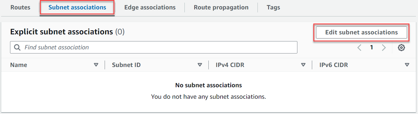 Verbinden Sie das Internet-Gateway mit VPC