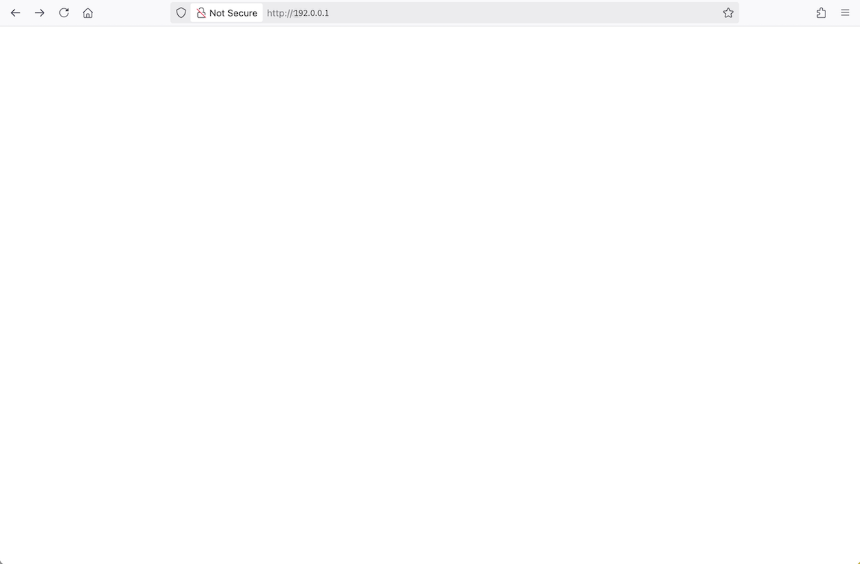 Willkommensseite von Node.js