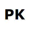 Ein Bild der Buchstaben „PK“ als Symbol.