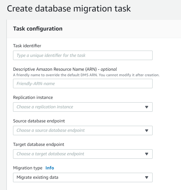 Create task (Crear tarea)