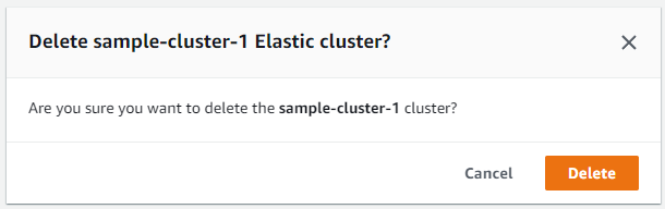 Diagrama: modificación del clúster elástico