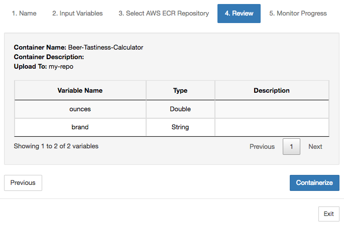 Actualice la creación de contenedores del bloc de notas en AWS IoT Analytics.