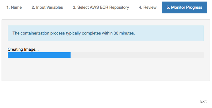 Actualice la creación de contenedores del bloc de notas en AWS IoT Analytics.