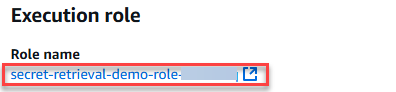 Enlace al rol de ejecución