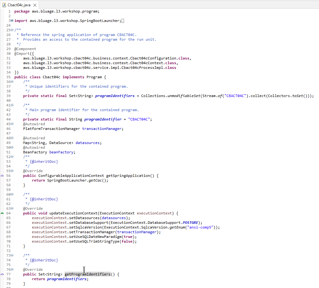 programa de ejemplo (vista parcial)