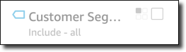 Grayed-out Customer Segments filter option with checkbox disabled.