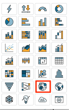 Esta es una imagen del icono de mapa de puntos.