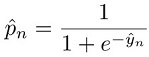 Una imagen que contiene la función logística de los valores previstos.