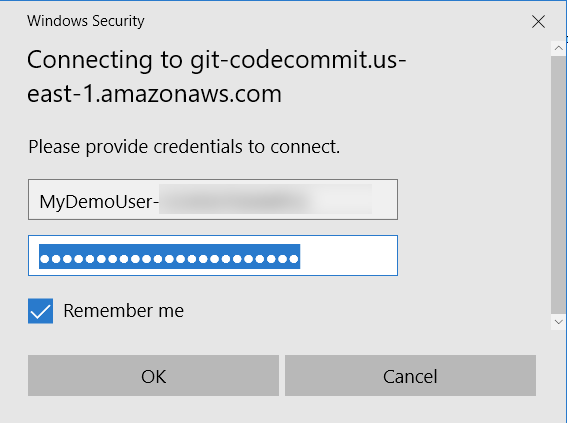 Invite de sécurité dans Windows