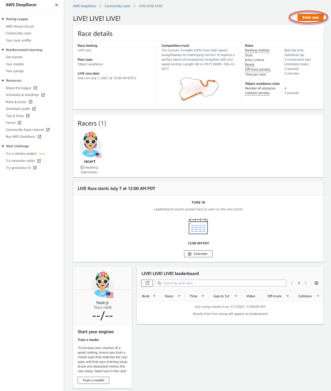 Image : Participez à une course communautaire EN DIRECT depuis la console.