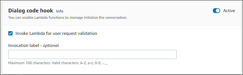 Indique que le crochet du code de réponse conditionnelle est actif.