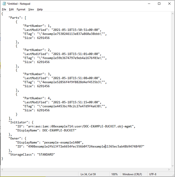 JSONFichier de téléchargement en plusieurs parties numéro 1