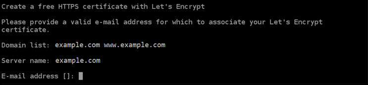 Association de votre adresse e-mail à votre certificat Let's Encrypt