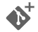 Diagonal arrow icon with N and 1 symbols, representing a one-to-many relationship.