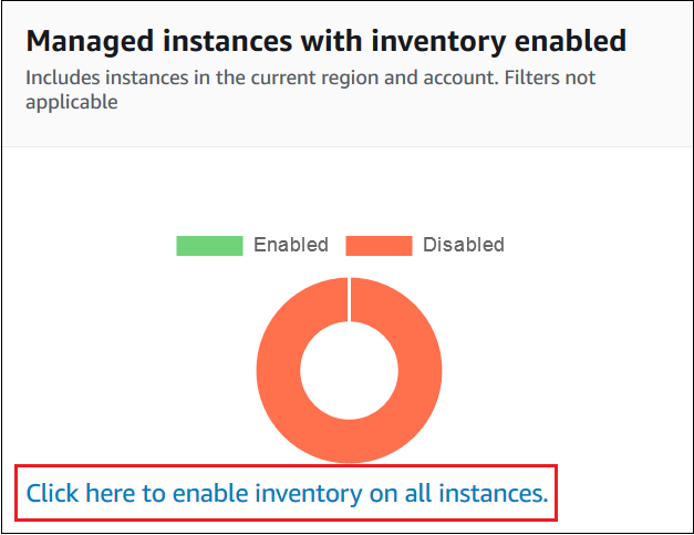 Activation de l'inventaire de Systems Manager sur tous les nœuds gérés.