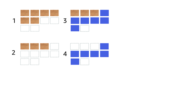 Diagram yang menunjukkan enam tugas dalam sebuah cluster yang memiliki ruang untuk delapan tugas.