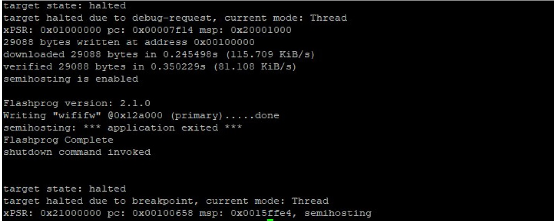 Mem-flash firmware Wi-Fi