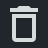 Trash can icon representing deletion or removal functionality.