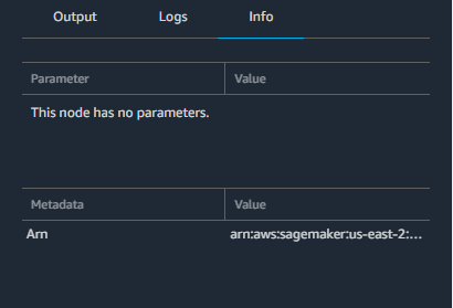 Parameter dan metadata langkah pipa.