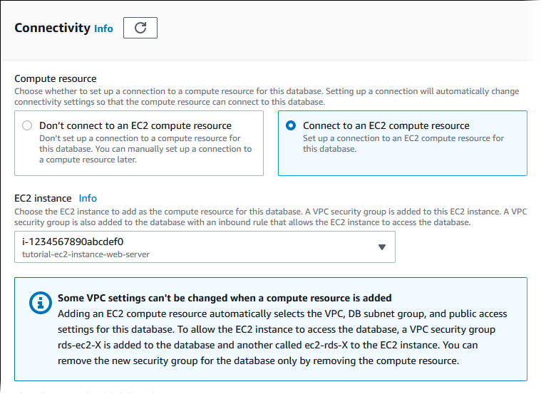 Connectivity section