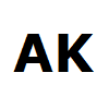 An image of the letters "AK" as a symbol.