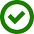 Green checkmark icon indicating approval or confirmation.