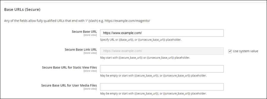 Pannello di controllo di amministrazione di Magento