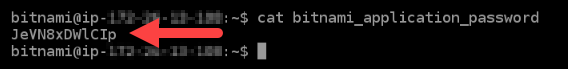 Password dell'applicazione di default per le istanze Bitnami