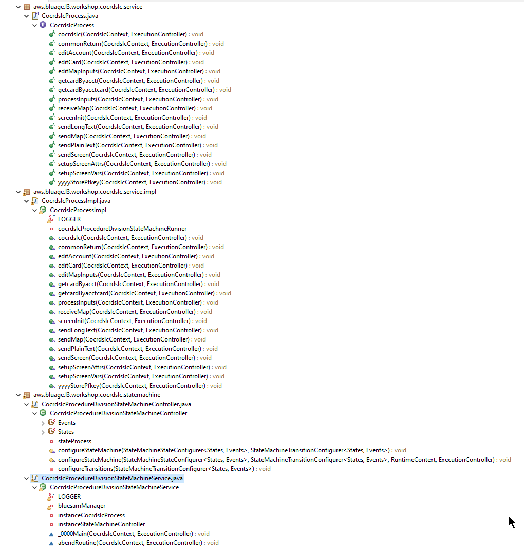 Pacchetti di programmi di esempio.
