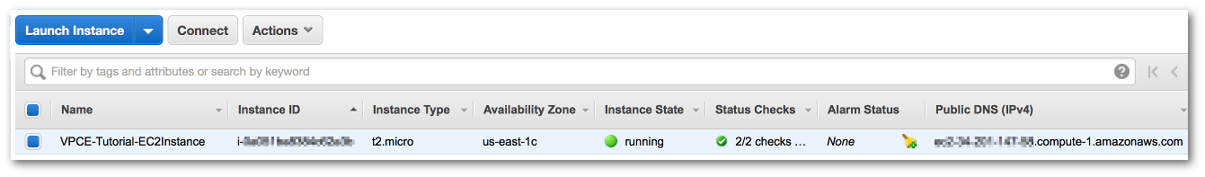 Dettagli sull'istanza Amazon EC2 avviata da AWS CloudFormation.