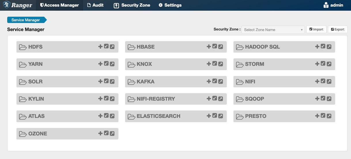 Hadoop の Apache Hive サービス定義SQL。