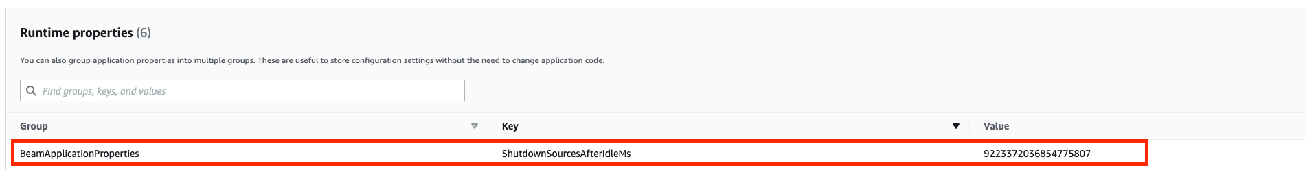 IdleMS 後のシャットダウンソースを Long.MAX_VALUE に設定します