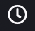 Clock icon representing time or duration in a user interface.