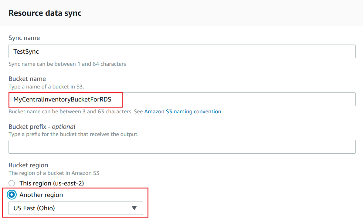 複数の からの Systems Manager リソースデータ同期AWS リージョン