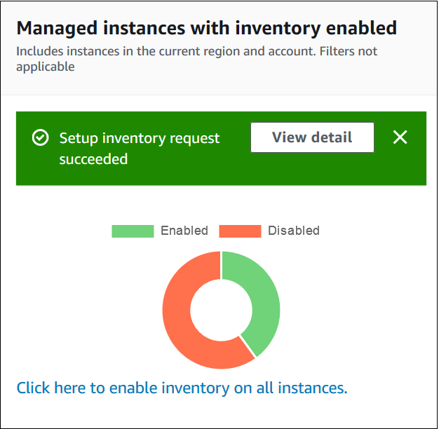 모든 관리형 노드에서 Systems Manager Inventory를 활성화하는 중입니다.