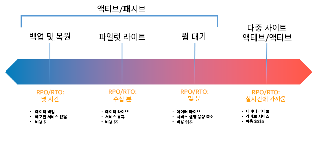 DR 전략을 보여주는 다이어그램