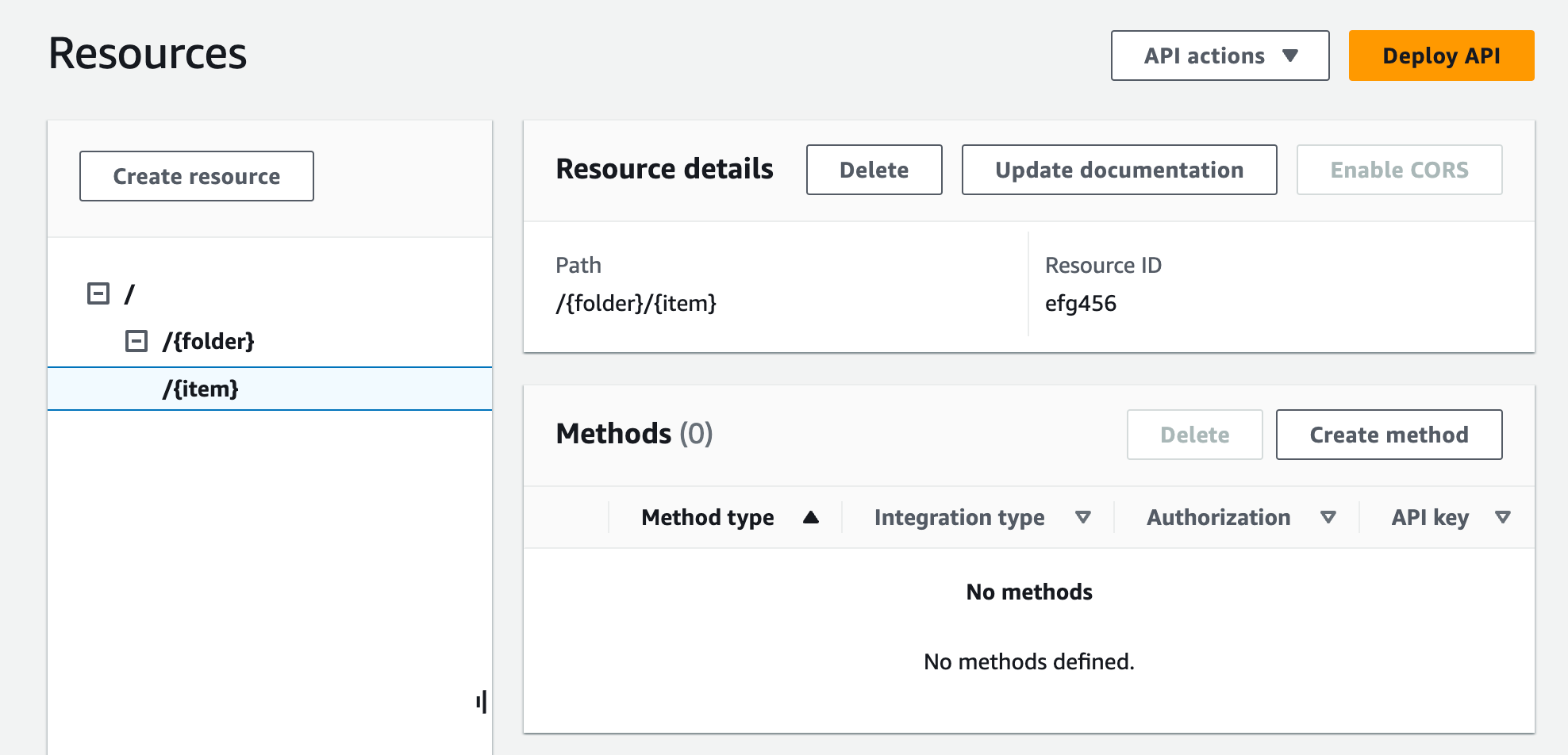 Criar uma API no API Gateway como um proxy do Amazon S3