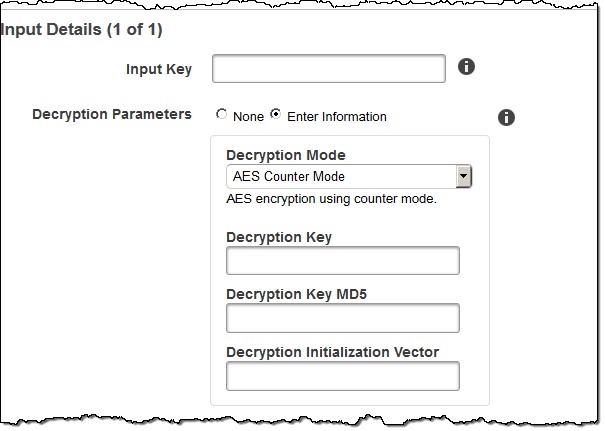 Captura de tela de Input Settings.