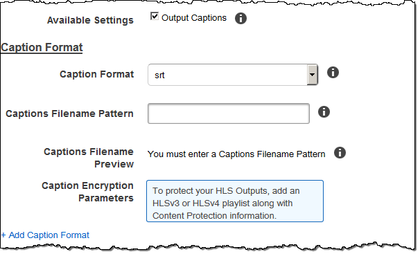 Captura de tela de Output Details, parte 2.