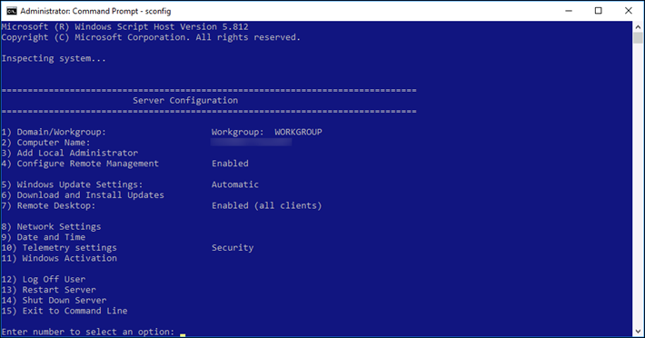 Configuração do servidor no Windows Server 2016