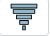 Funnel chart icon with five descending horizontal bars forming an inverted triangle shape.